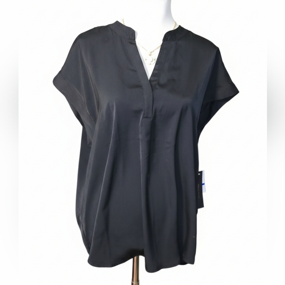 NWT Cynthia Steffe Short Sleeve Blouse SZ XL